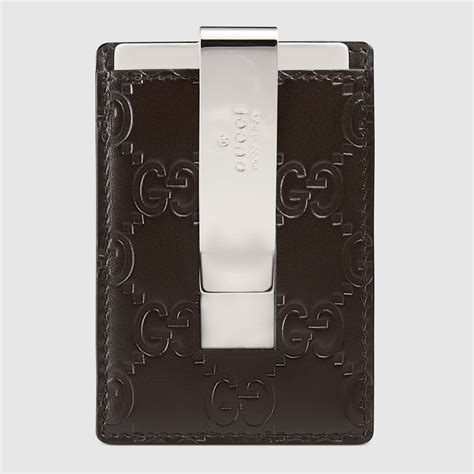 gucci metal money clip|Gucci money clip wallet men's.